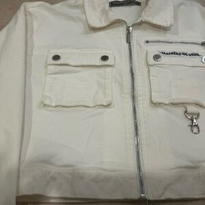 Maniere De Voir Off-White Jacket